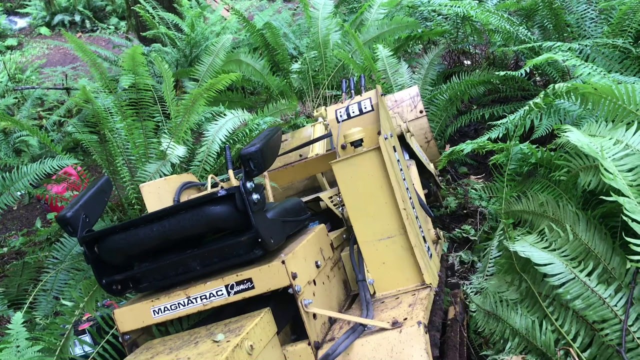 Magnatrac mini dozer finally stuck