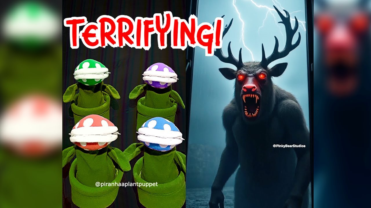 Растения-пираньи ужасно боятся целых 20 минут подряд 👻🥺