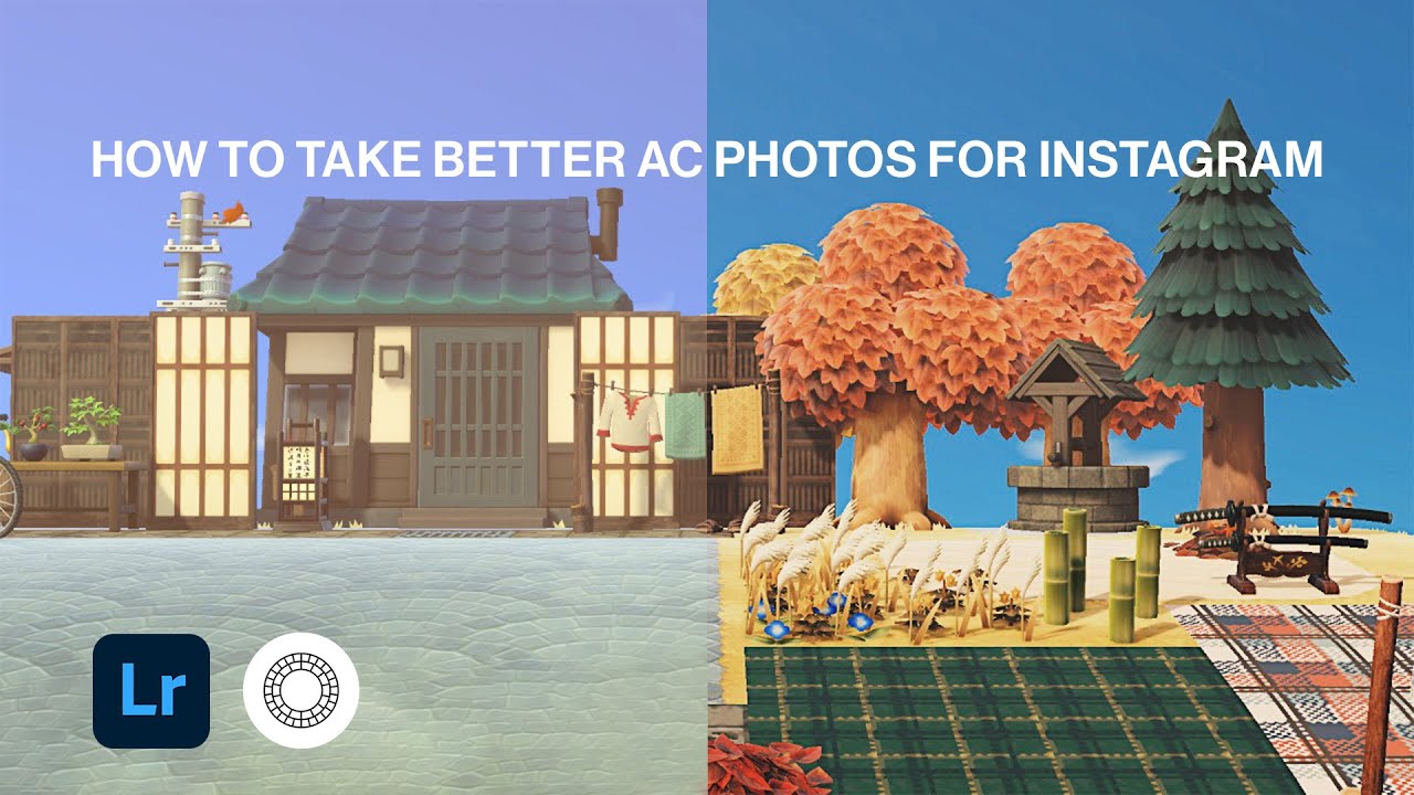 How To Take Better AC Photos And My Editing Process Revealed // Animal Crossing New Horizons