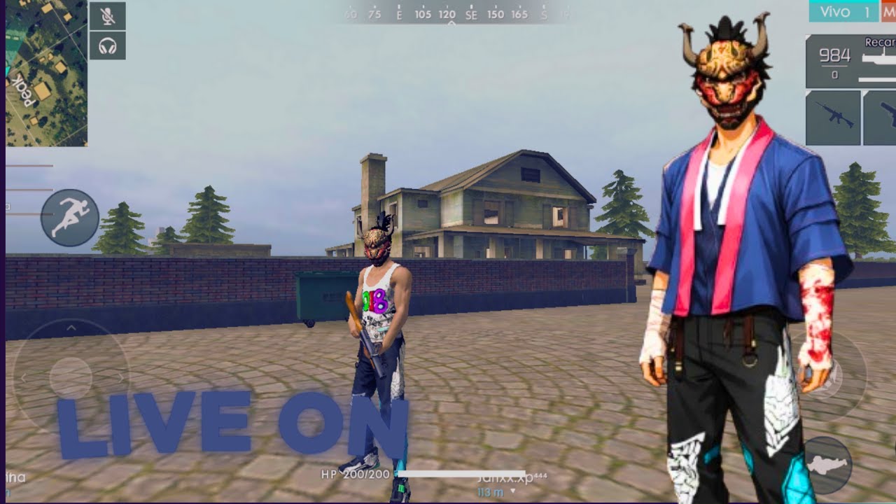 FREE FIRE 2018 💙 CHARADA ON💙VEM PRA LIVE 💙
