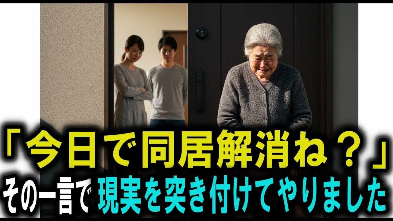 「今日で同居解消ね」息子夫婦からの絶縁宣言に、現実を突きつけてやりました