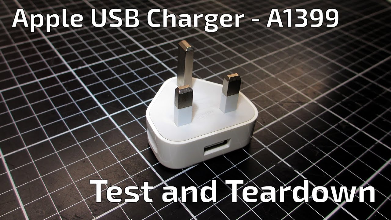 Тестирование и разборка USB-зарядного устройства Apple — модель A1399