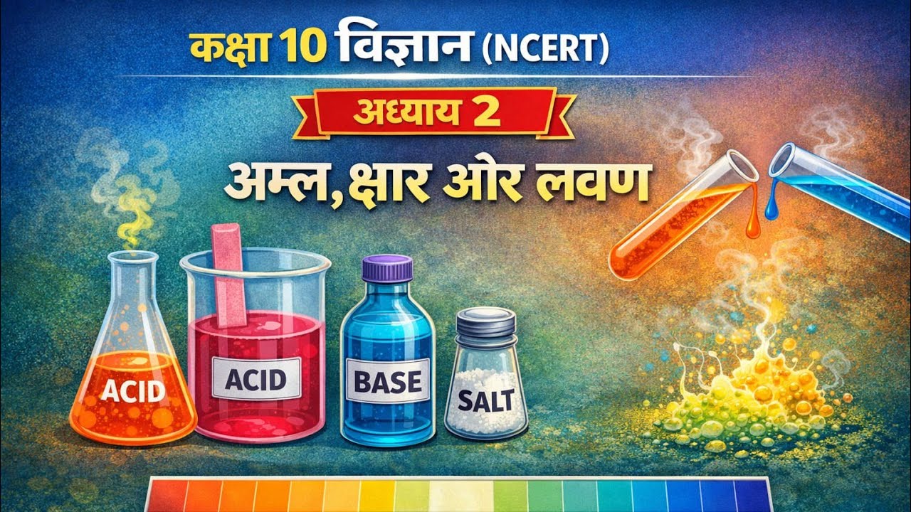 अम्ल क्षार और लवण Class 10th SCIENCE GROUP D, TECNICIAN, ALP 