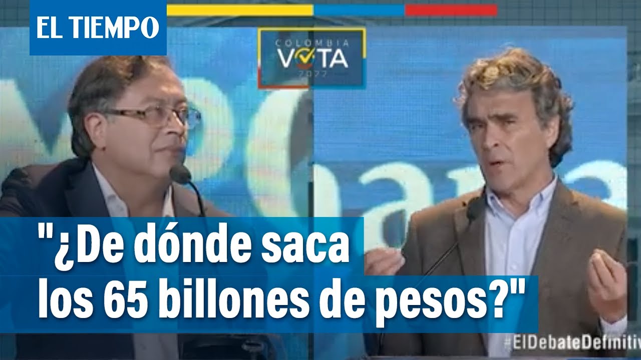 Las cuentas de Fajardo para refutar el financiamiento de Petro en su gobierno | El Tiempo