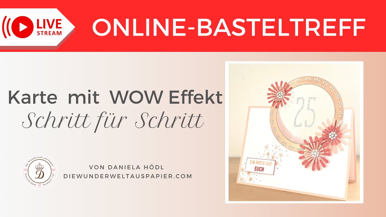DIY Karte mit #woweffect basteln🤩 #schrittfürschritt #anleitung #kartenbasteln #stampinup #stempeln