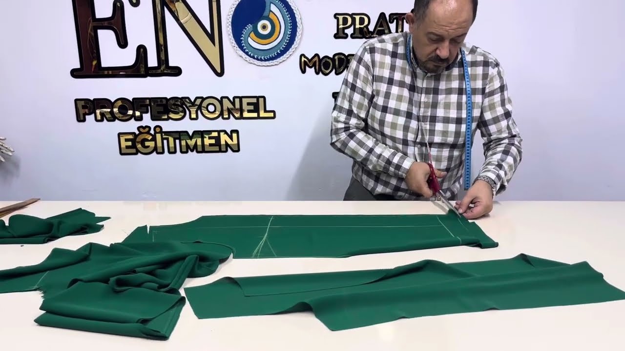 46&48 beden sıfır yaka ceket kesimi