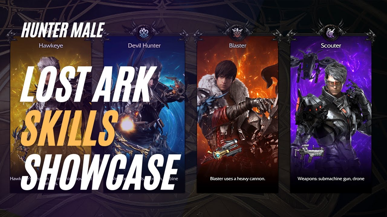 Lost Ark: Class Series - Hunter (Male) - Subclass Skills Showcase
