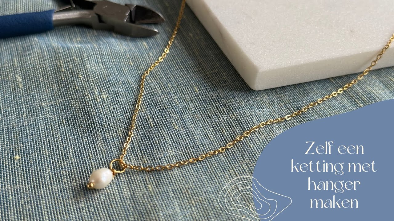 Zelf een ketting met hanger maken - DIY pakket - Handmade Amsterdam