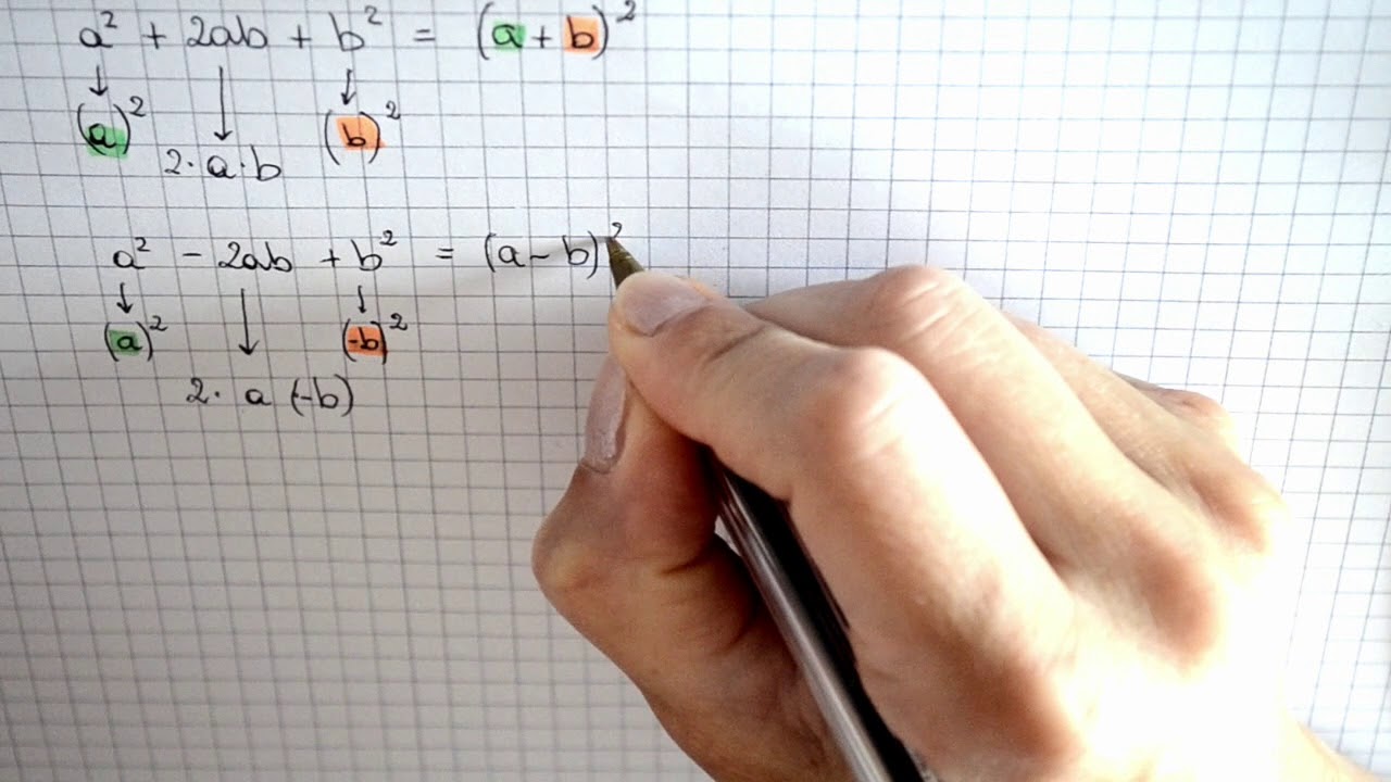 Scomposizione - Riconoscimento quadrato di un binomio