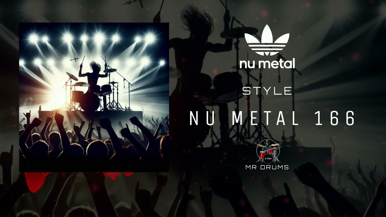 Nu Metal Drum Track | Nu Metal Style | 166 BPM