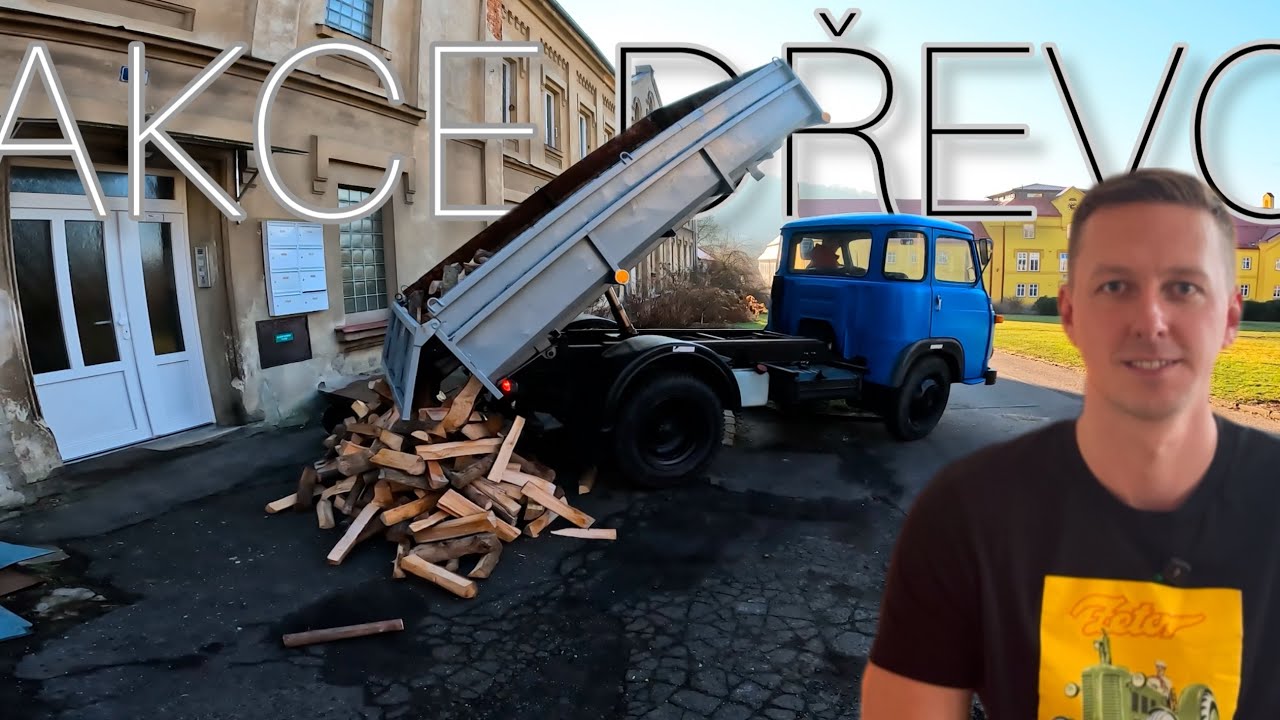 Došlo dřevo…48 let stará Avie pomáhá i dnes