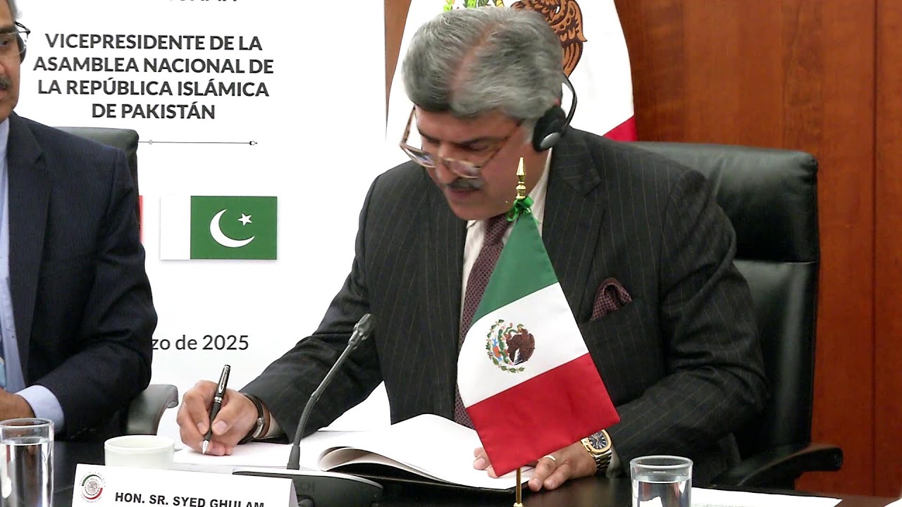 Visita de Syed Ghulam Mustafa Shah, vicepresidente de la Asamblea Nacional de Pakistán