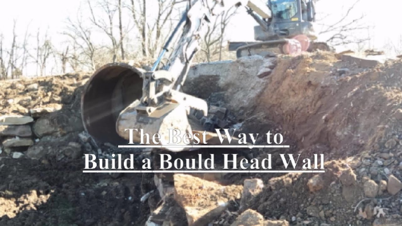 Building a Boulder Head Wall - How I Made Money Doing What I Love - Bobcat e42 Mini Excavator!
