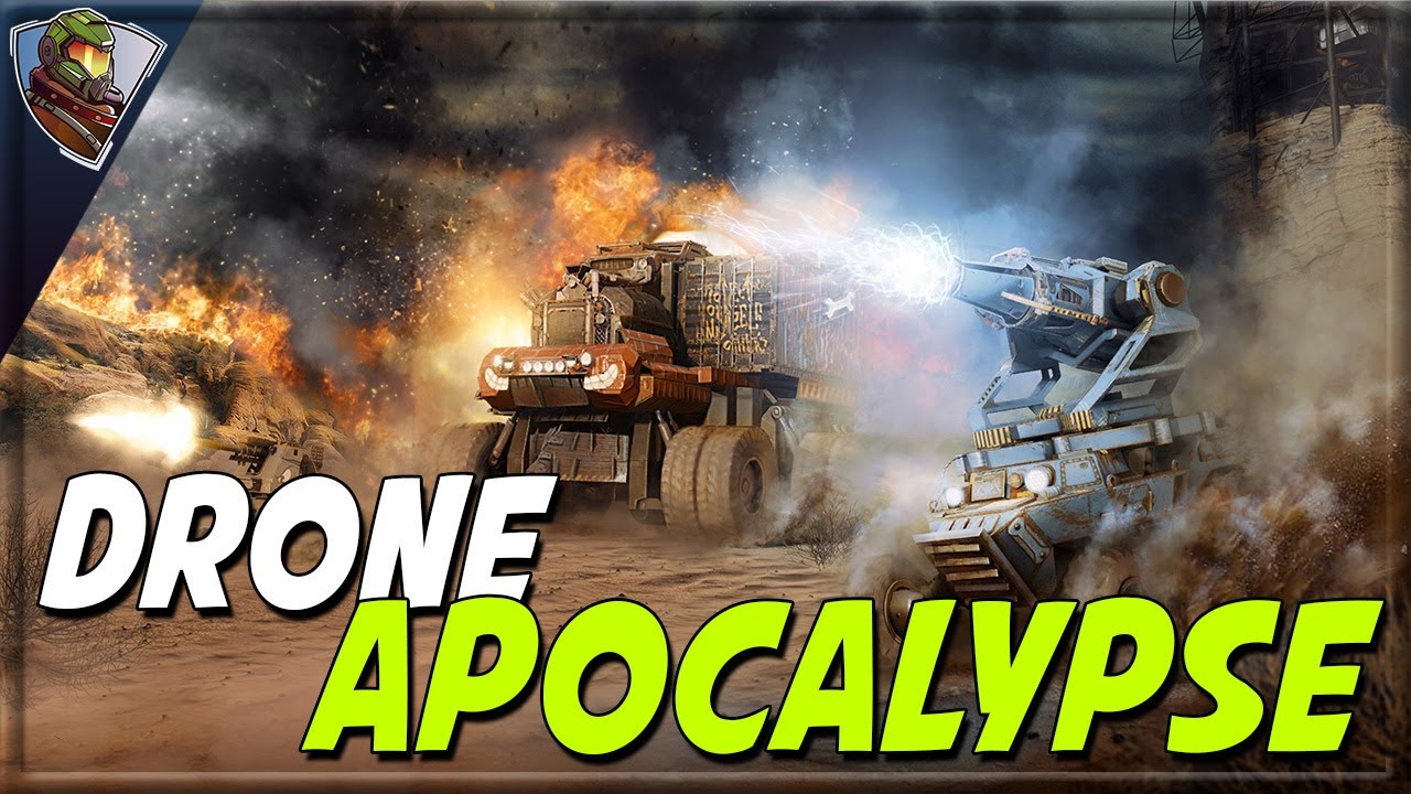 Getting Free Resources from the DRONE APOCALYPSE - Crossout Gameplay