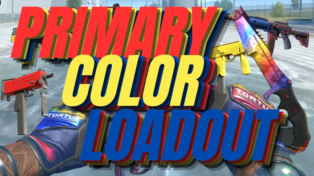 RED, BLUE, & YELLOW Loadout! (Marble Fade)