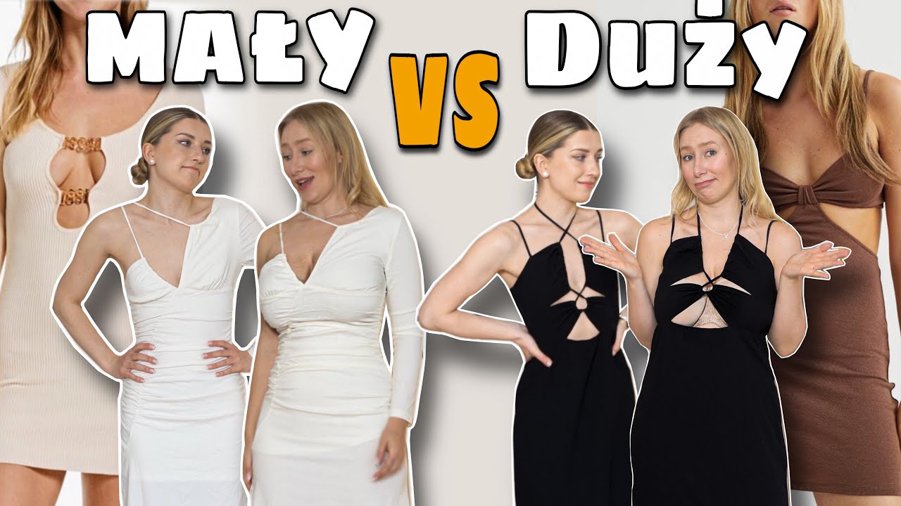 MAŁY vs DUŻY BIUST - mierzymy sukienki na wiosnę 💥