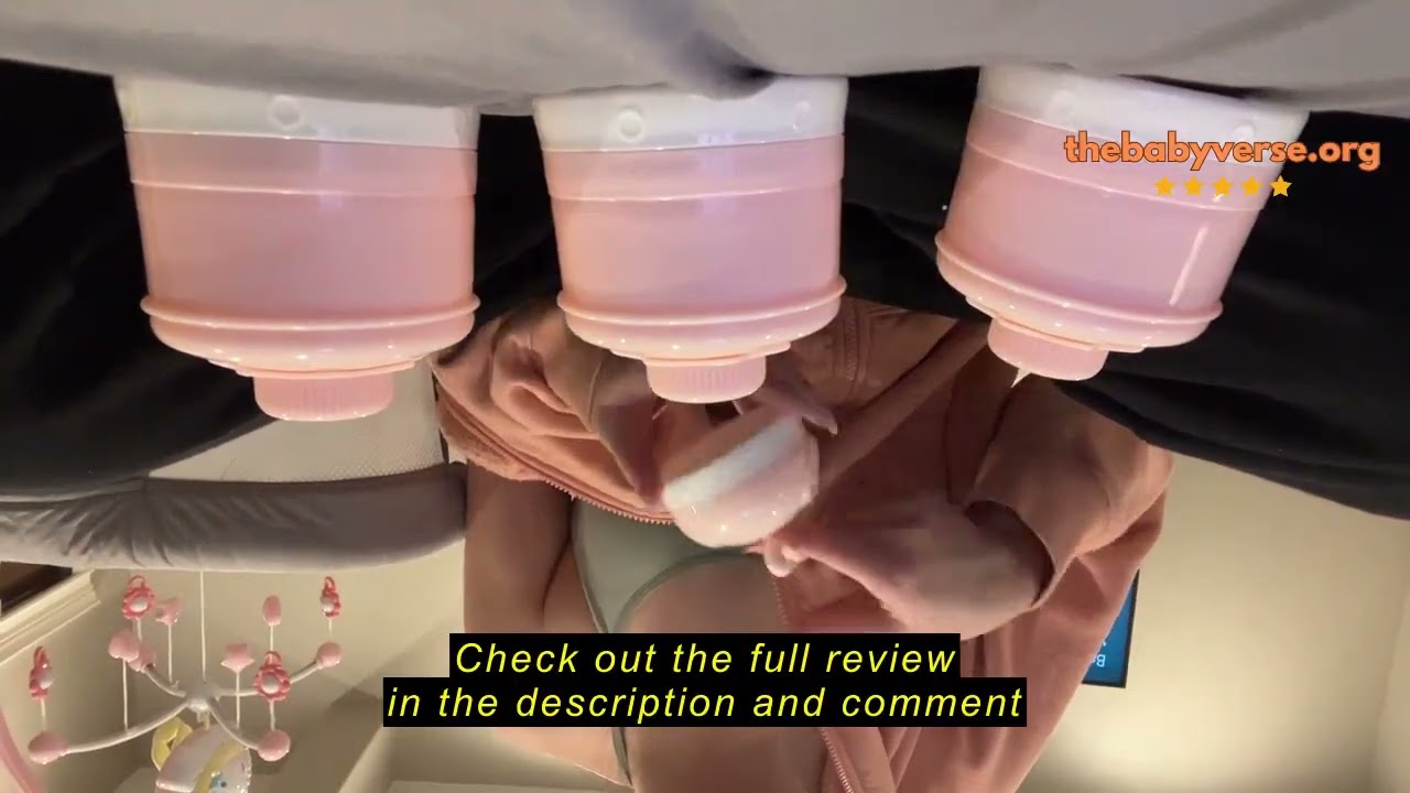 Review IENYPA Baby Milk Powder Formula Dispenser, Stackable Formula Dispenser Container Mixie Bottle