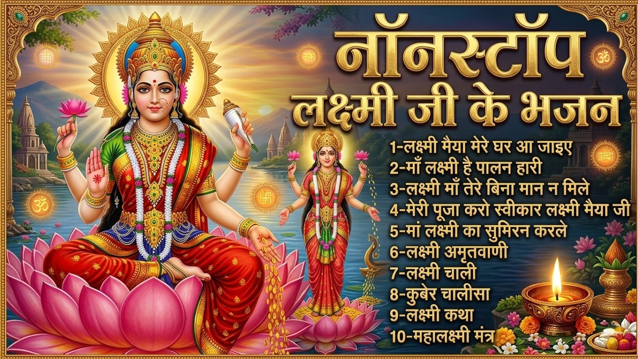 Mahalakshmi Mantra - 108 Times | Om Mahalaxmi Namo Namah Om Vishnu Priya | Laxmi Mantra For Money