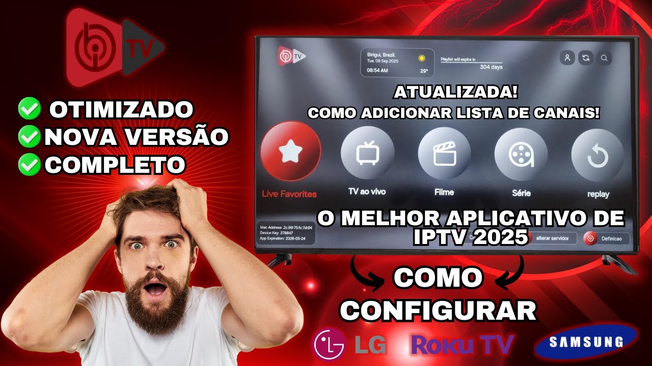 🔴 Ibo Player - Como Ativar Licença I Como Instalar na  SMART TV SAMSUNG, LG, E ROKU, Atualizado 2025