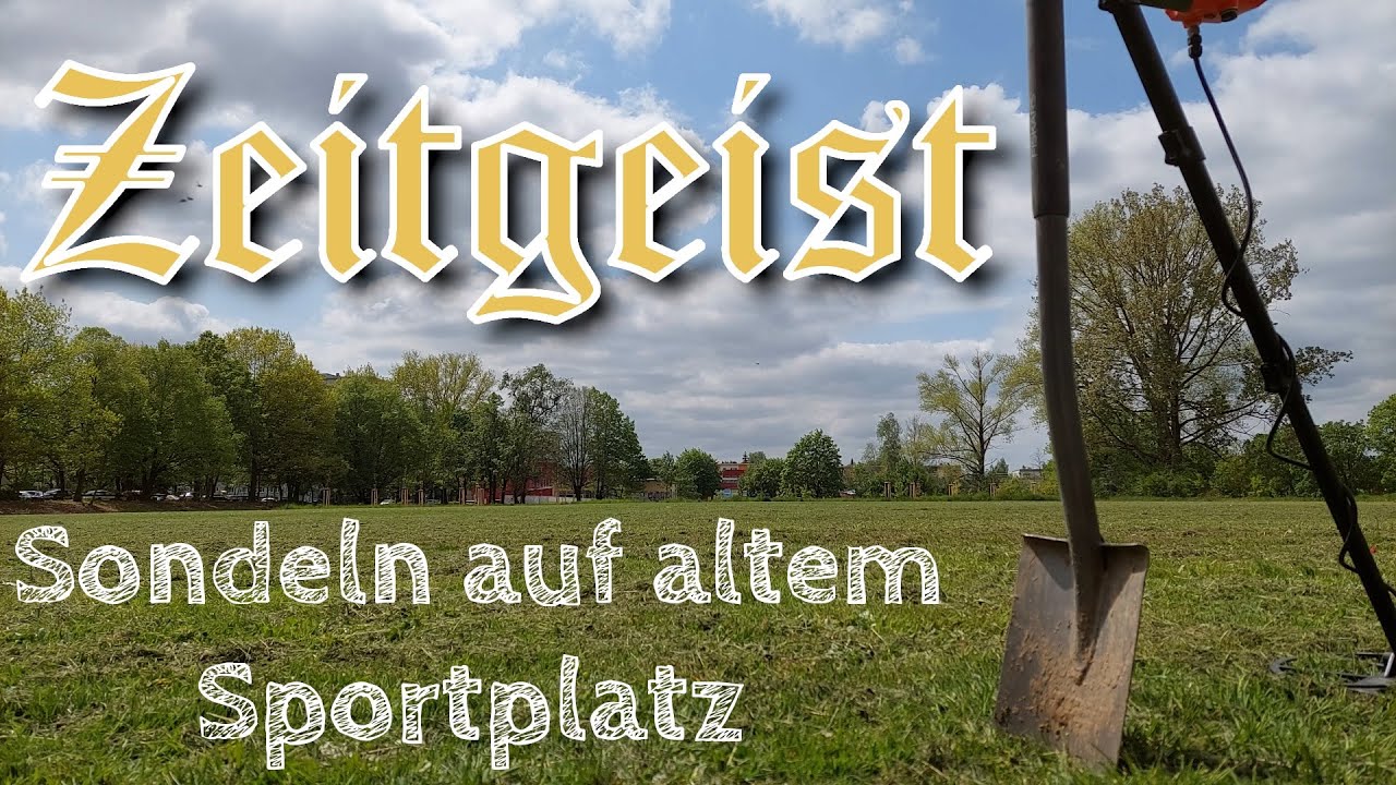 Sondeln auf altem Sportplatz bringt unglaubliche Funde! Metalldetektor-Metaldetecting