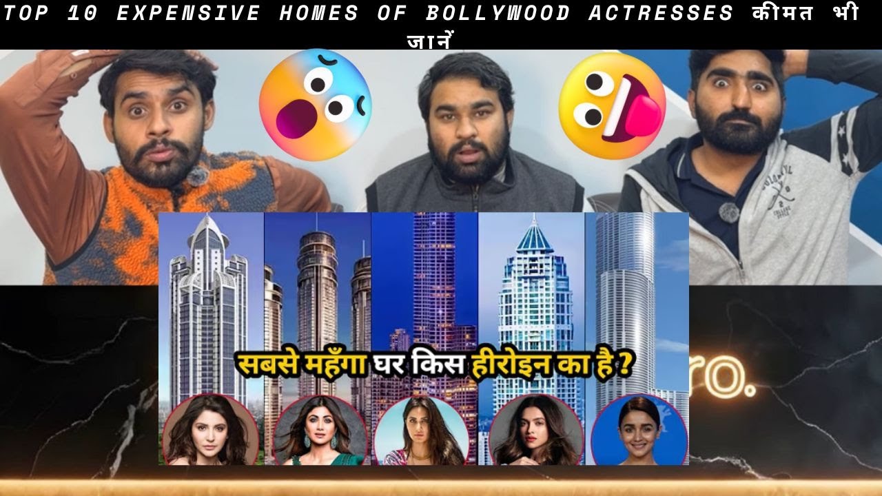 सबसे महंगा घर किस Actress का? 😱 | Bollywood Luxury Homes | Pakistani Reaction