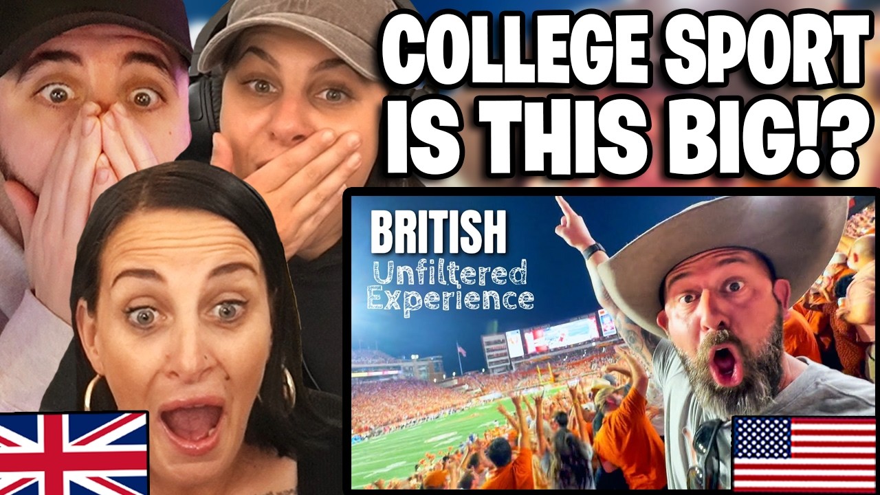 British Family Reacts to British People's First American SEC Football Game!
