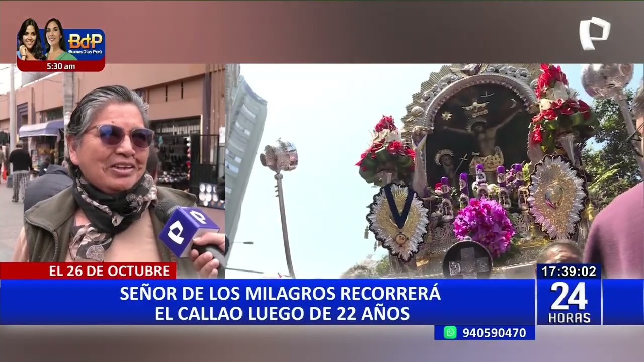 Callao recibirá al Señor de los Milagros tras 22 años con recorrido histórico (2/2)