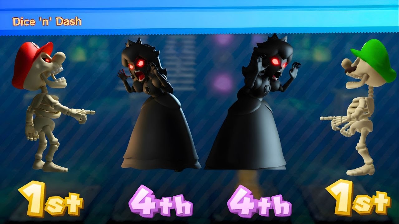 Mario Party 9 & 10 – Skeletons vs Shadows 😱 WHO SURVIVES?!