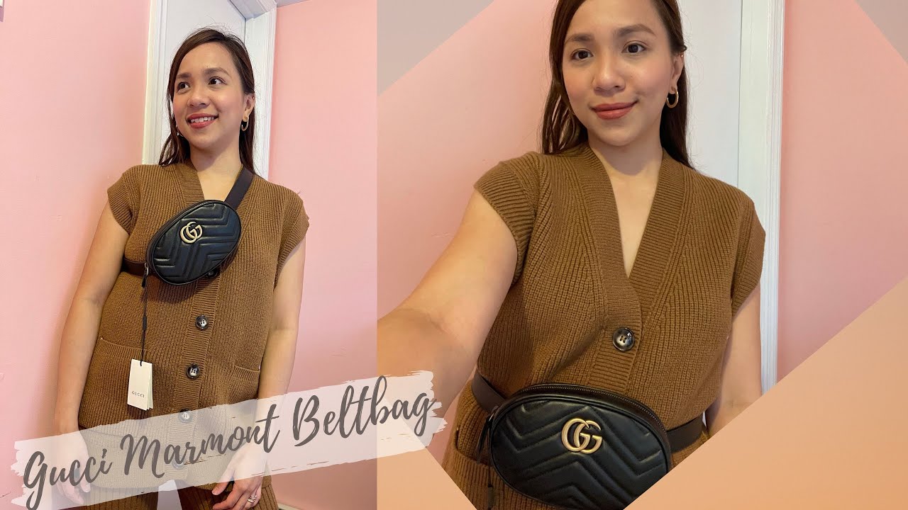UNBOXING/REVIEW: GUCCI MARMONT BELT BAG | ANIKA SIGLOS