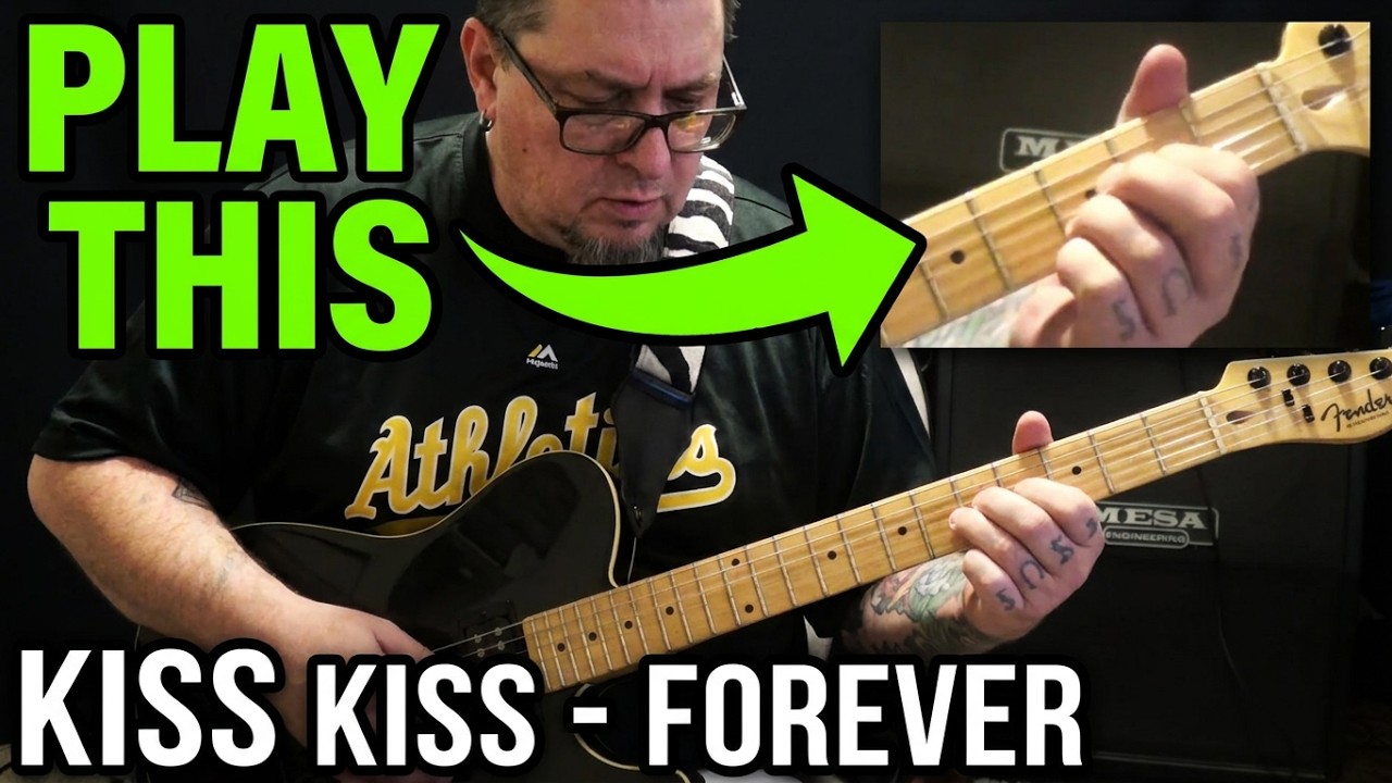 How to play FOREVER by KISS - Guitar Lesson by Mike Gross - Tutorial
