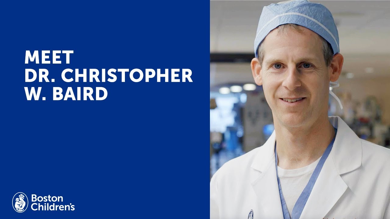 Cardiac Caregiver: Chris Baird, MD - Boston Children's Hospital
