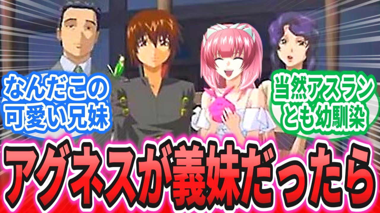 【IF】もしもアグネスがヤマト家に養子として迎えられていたら…に対するネットの反応集【機動戦士ガンダムSEEDFREEDOM】キラ・ヤマト｜アスラン・ザラ｜シン・アスカ｜ラクス｜カガリ｜ルナマリア