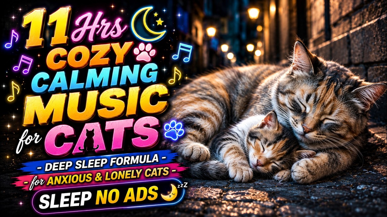 Calming Music for Cats - Relaxation, Deep Sleep, Stress Relief, Peaceful Piano Music | Season 29