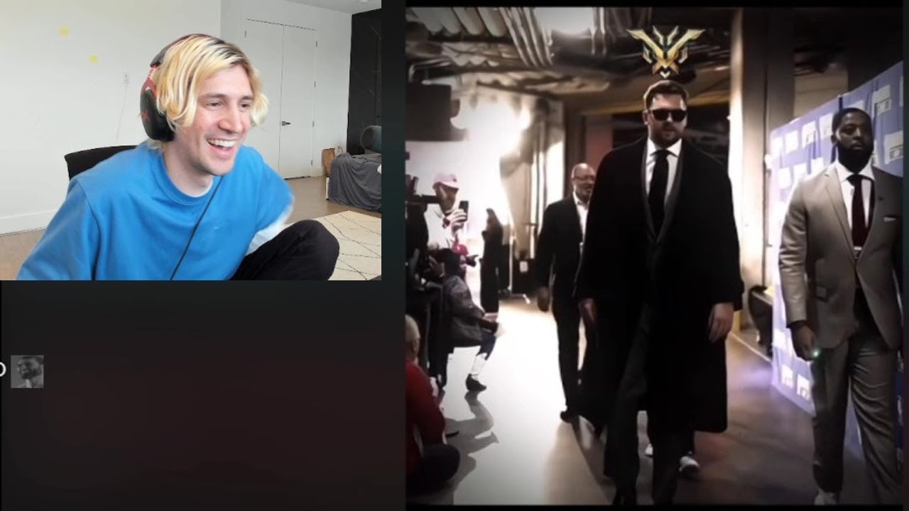 xQc реагирует на Луку Дончича в Overwatch TikTok Edit