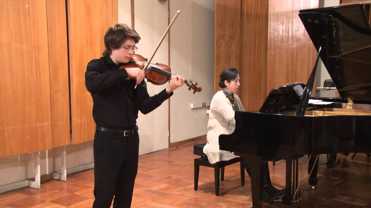 Concierto para violín Nº9 de Ch. de Bériot, Nicolás Gómez Amín