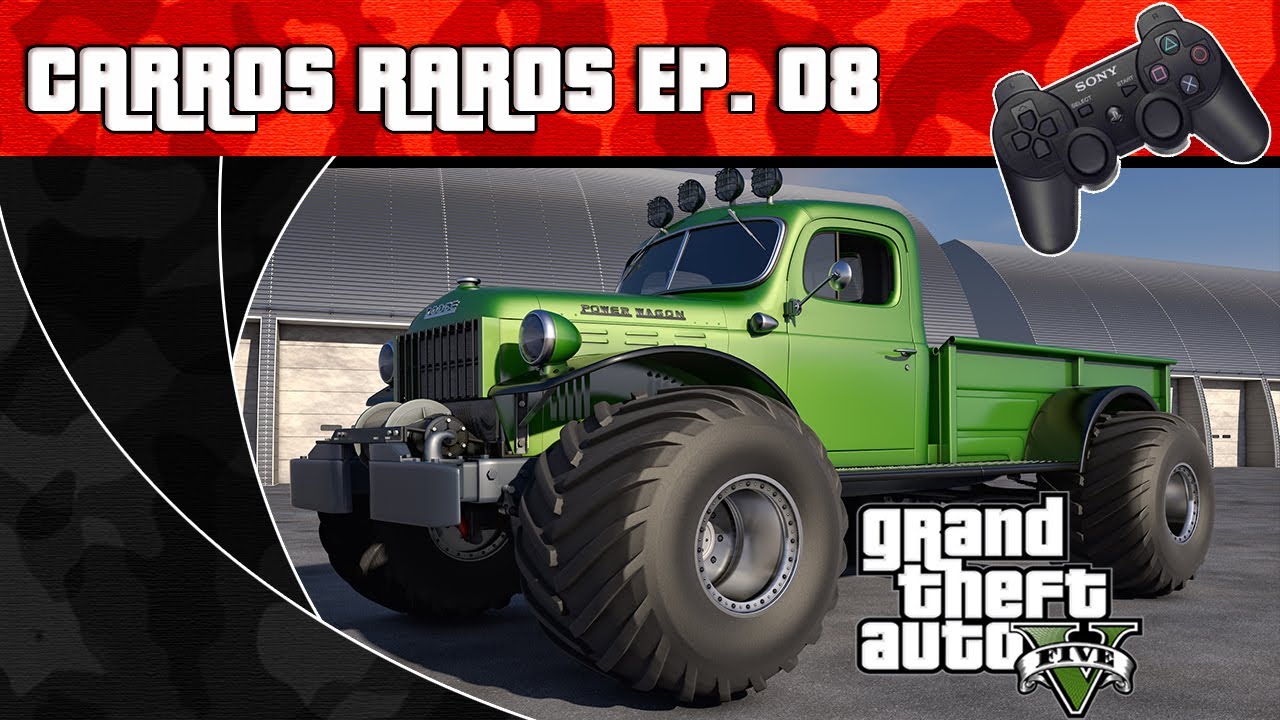 GTA V - Carros Raros Ep.08 - RAT-LOADER ( Dodge Power Wagon ) PT-BR (Sem Spoilers) )