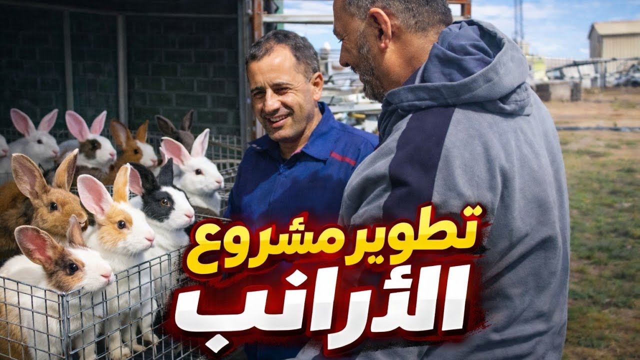 تجهيز وتطوير مشروع تربية الأرنب عند الأخ مرزاقي عادل الجزائري