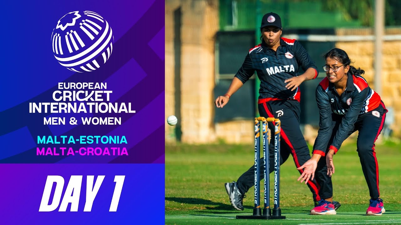 🔴 ECI Malta-Estonia & ECI-W Malta-Croatia, 2025 | Day 1 | 3 May 2025 | T10 Live European Cricket