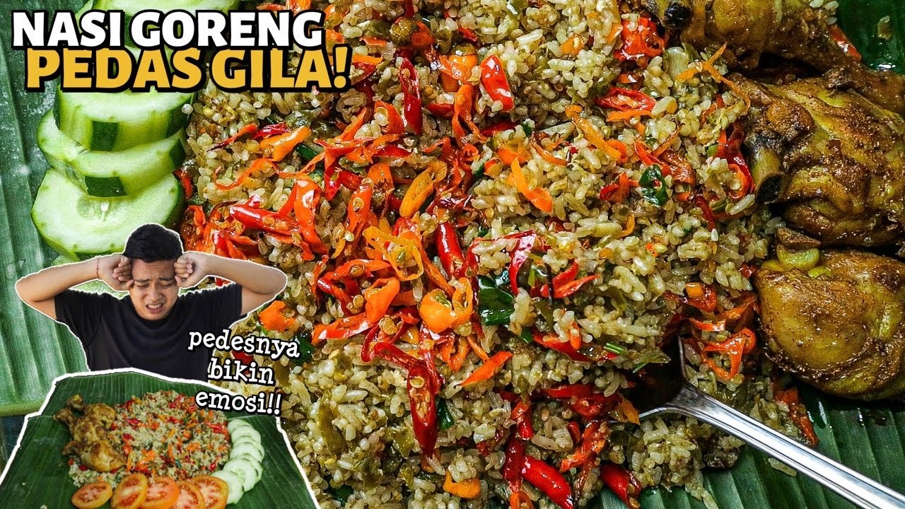 SPICY FRIED RICE MUKBANG INDONESIA | MUKBANG NASI GORENG PEDAS