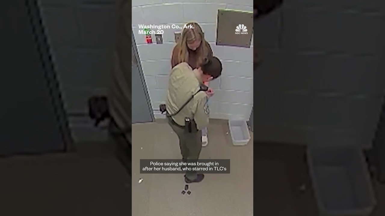 New video shows Joseph Duggar's wife in police custody following child endangerment charges
