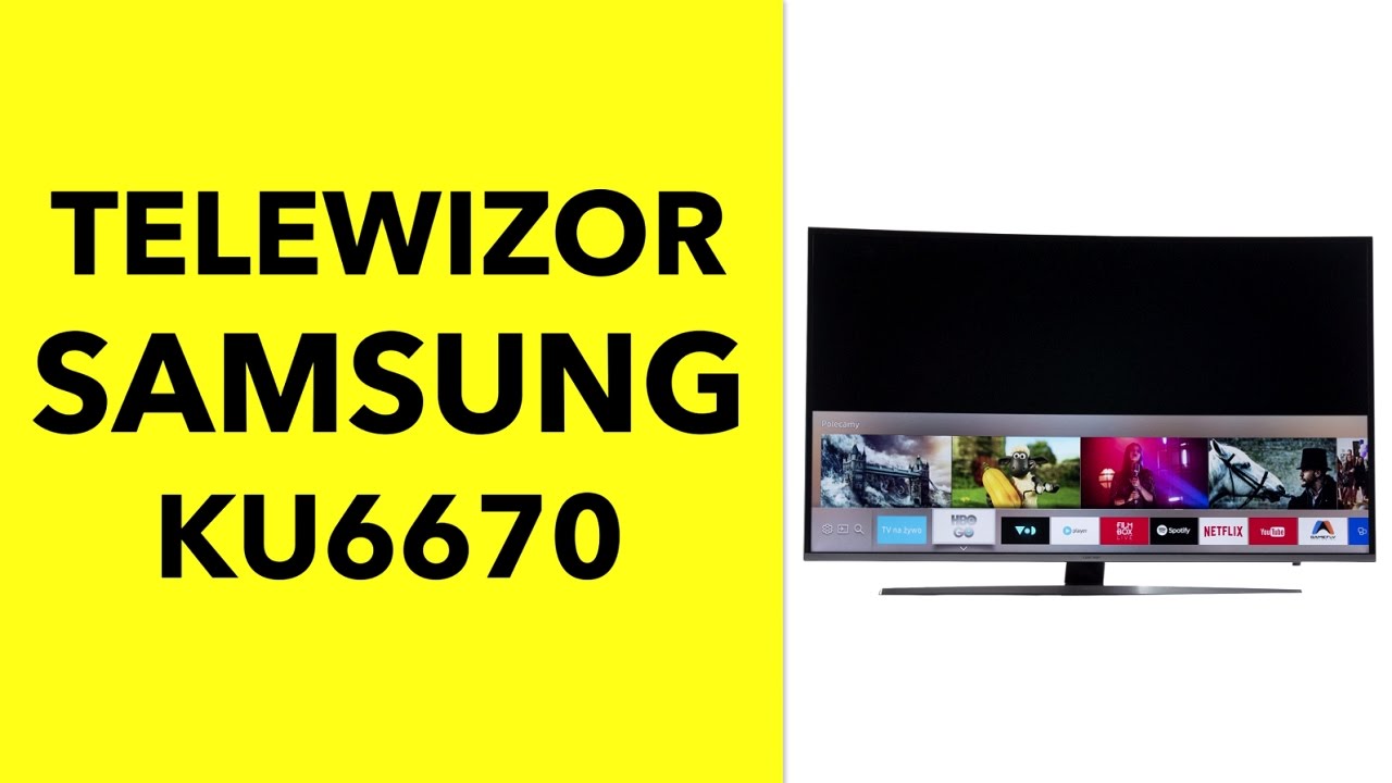 Telewizor Samsung KU6670 - dane techniczne - RTV EURO AGD