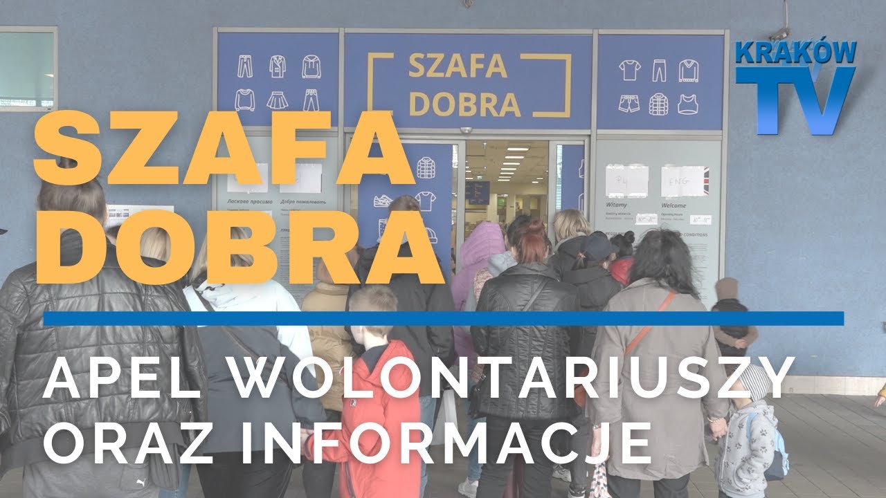 'Szafa Dobra' - Apel wolontariuszy oraz informacje