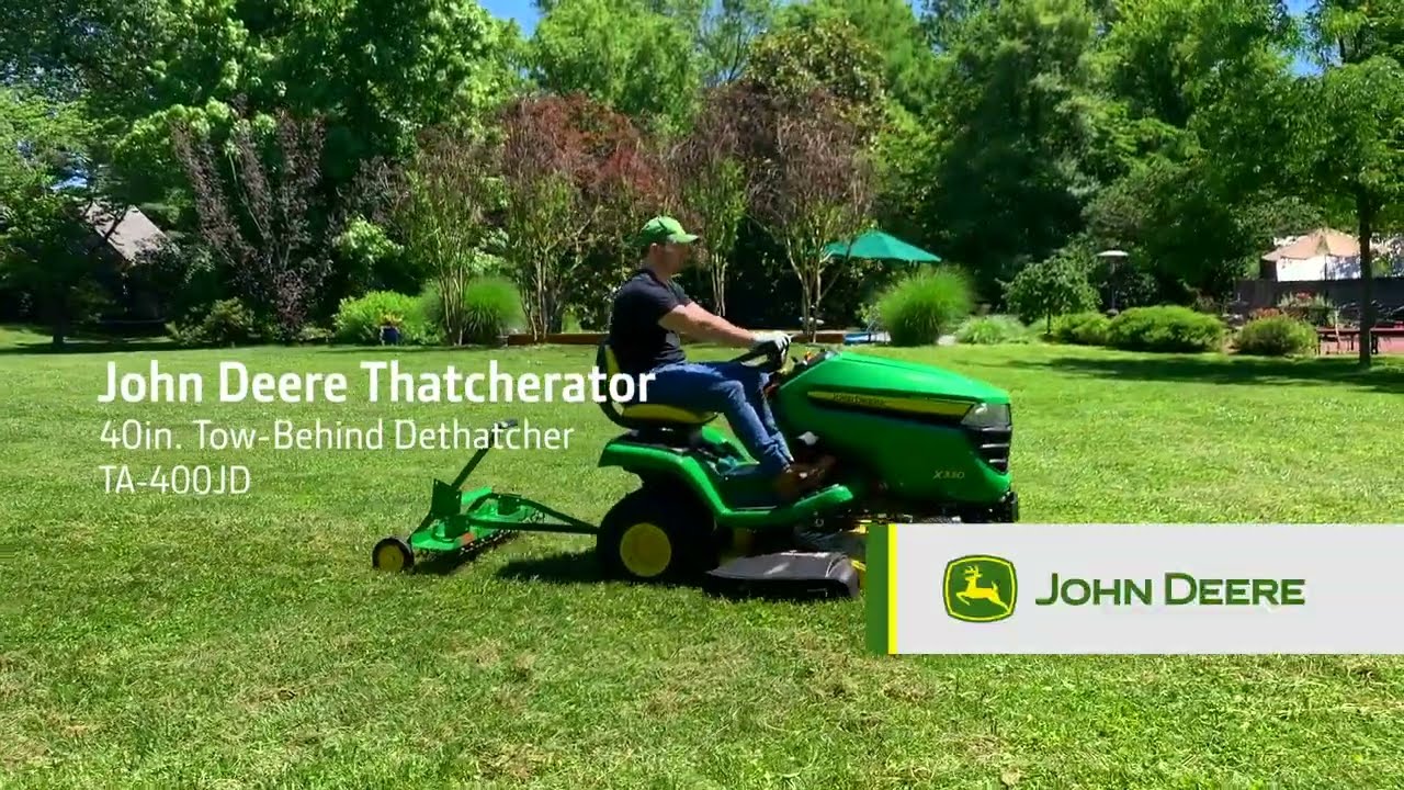 TA-400JD — John Deere Thatcherator Tow-Behind Dethatcher