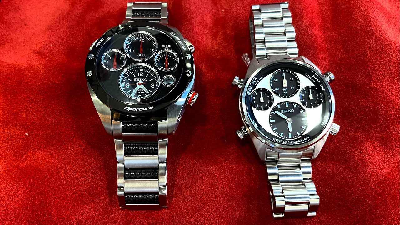 Seiko's unique New Solar Chrono display SFJ001 and SFJ003