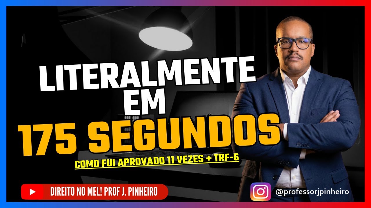Como passar em concurso público? Me dê apenas 175 segundos e eu te ensino como ser aprovado