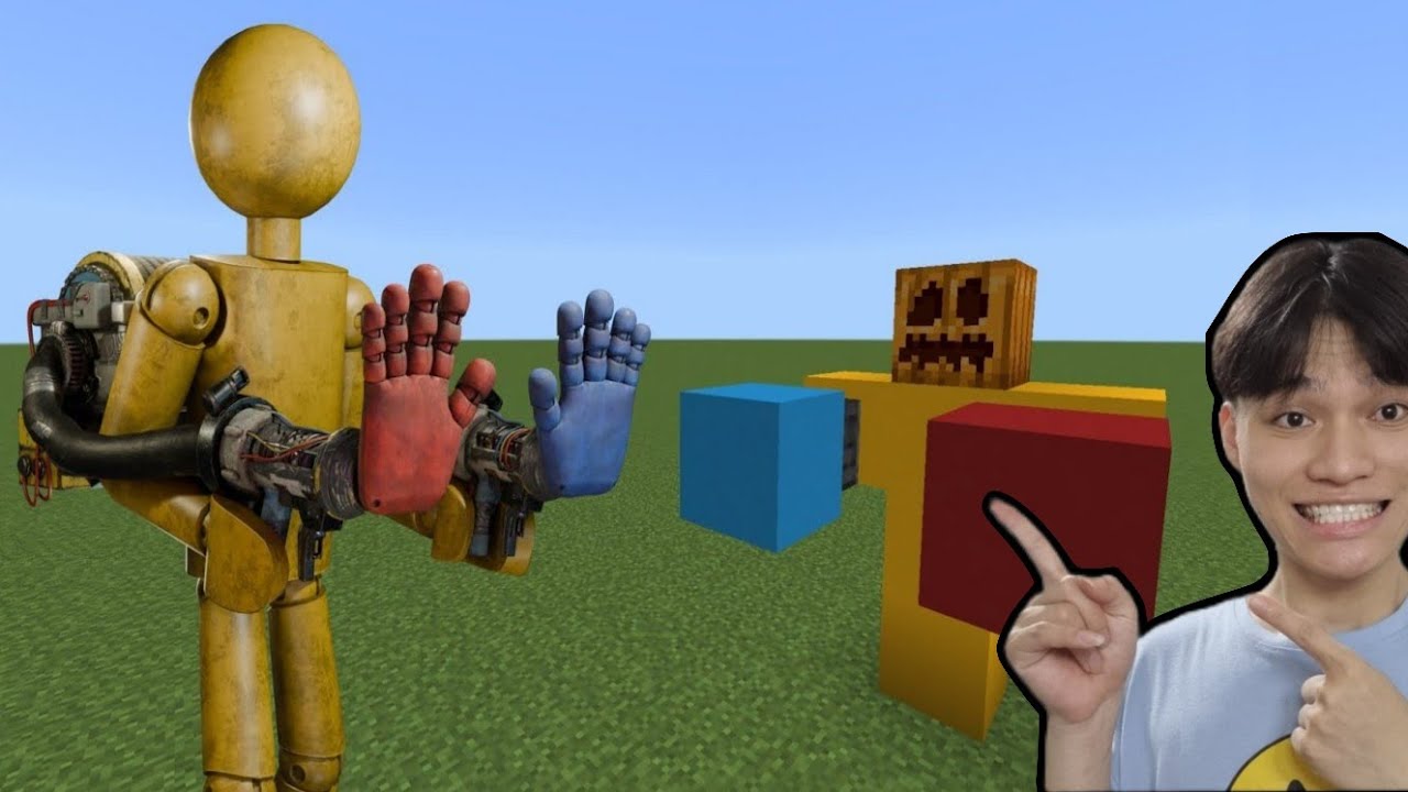 Poppy Playtime Bản mở rộng người chơi trong Minecraft PE
