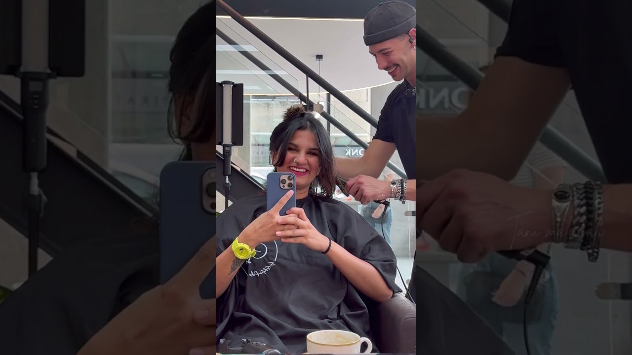 Let&rsquo;s go for a haircut #hairstyle #haircut #styling #happiness #new