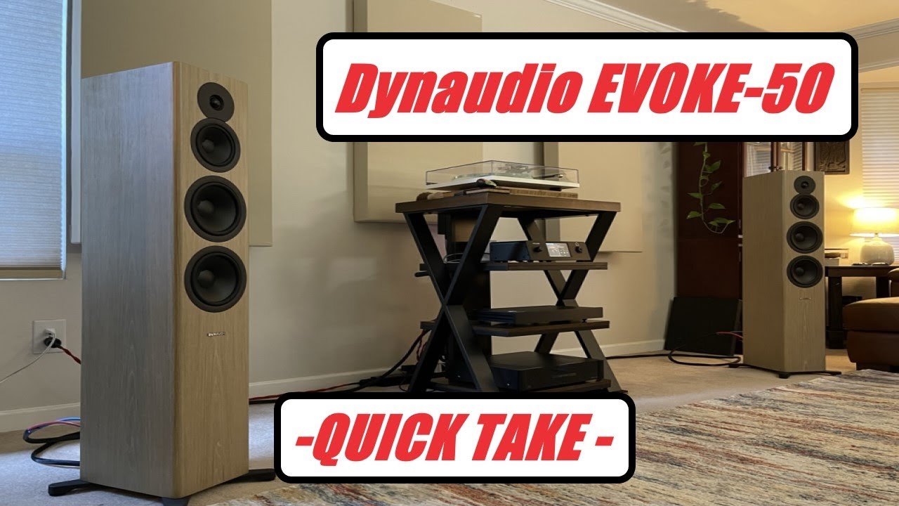 The EVOKE 50 from Dynaudio - Knocking my EMIT 50 off the throne?!?!