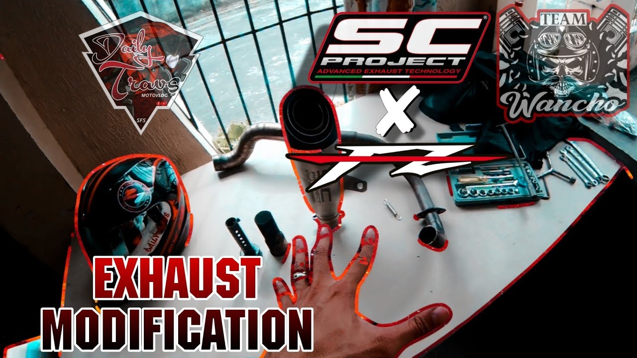 FZ16 EXHAUST MODIFICATION | SC PROJECT