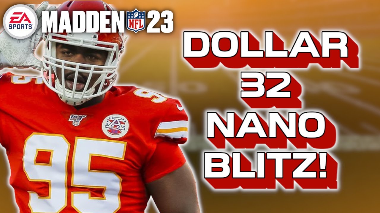 NANO BLITZ! BEST BLITZ IN MADDEN 23! DOLLAR 32 - Madden 23 Tips, Tricks, and Glitches